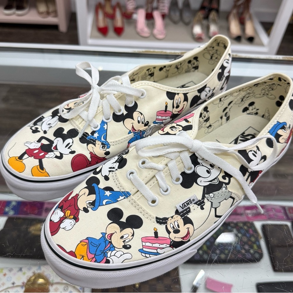 Vans Disney Collaboration Sneaker Mickey’s Birthday Mickey Mouse Men’s Size‎ 13